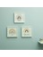 Odasına Özel Minimal Gökkuşağı Tasarımlı Çerçeve - 20 x 20 cm , Yeniden Kullanılabilir Yapışkanlı 1