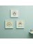 Odasına Özel Minimal Gökkuşağı Tasarımlı Çerçeve - 20 x 20 cm , Yeniden Kullanılabilir Yapışkanlı 3