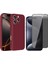 iPhone 14 Pro Max Kılıf Kamera Korumalı Kartlık Hazneli Zore Vitra Kapak + Hayalet Ekran Koruyucu 1