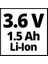Menashop Metrashop Akülü Sıcak Tutkal Tabancası Tc-Cg 3.6/1 Li (Lityum-Iyon, Maks. 160°C, 150 mm Tutkal Çubuğu Uzunluğu, Damlama Önleyici Sistem, 30 Saniye Isınma Süresi, Metal Kutu Içerir) 3