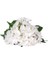 Menashop Metrashop Yapay Çiçek Islak Dokulu Ortanca Buket Beyaz 26 Cm. 2