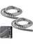 Menashop Metrashop 1 mt x 16 mm Spiral Boru Kablo Kanalı Kablo Fiş Düzenleyici Toplayıcı Kordon Kablo Tutucu Gri (2 Adet) 1