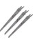 Menashop Metrashop Home And Garden Keo 3 Bıçak Seti, Gümüş 3