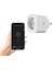 Menashop Metrashop LED Wi-Fi Akıllı Priz Uzaktan Telefonla Kontrol Edilebilir 16 Amper Beyaz| Tuya, Google Asistant, Amazon Alexa Uyumlu (1) 1