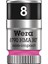 Menashop Metrashop 05003723001 8790 Hma Hf Zyklop Lokma Anahtar, 1/4 Inç Tahrikli, Tutma Fonksiyonlu, 8.0 Mm, Parlak Pembe 2