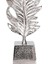 Menashop Metrashop Metal Dekor Yaprak Gümüş 16X10X44 Cm. 3
