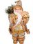 Yılbaşı Noel Baba Hediye Çuvallı Pelüş Ayı Dekorlu Gold 30 cm . 1