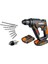 Menashop Metrashop WX390.1 20VOLT 2.0AH. Li-Ion 1.2j Profesyonel Sds-Plus Pnömatik Çift Akülü Şarjlı Matkap + 8 Adet Uç + Mandren 1
