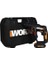 Menashop Metrashop WX390.1 20VOLT 2.0AH. Li-Ion 1.2j Profesyonel Sds-Plus Pnömatik Çift Akülü Şarjlı Matkap + 8 Adet Uç + Mandren 3