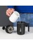Menashop Metrashop Tutto Crema Süt Köpürtücü 3 Fincan, Çift Süzgeçli, Sağlam Süt Köpüğü Için, 0,16 L, Siyah 3
