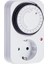 Menashop Metrashop Zaman Ayarlı Duvar Priz, 24 Saat Programlama, Min. 30 Dk, 3500W, 16A 2