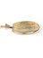 Dekoratif Metal Elma Tabak Gold 28 x 4 x 23 cm . 1