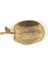 Dekoratif Metal Elma Tabak Gold 28 x 4 x 23 cm . 2