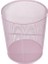 Menashop Metrashop Tam Delikli Metal Fileli Toz Pembe Çöp Kovası - ND-1044 1