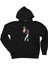 Muhammed Ali Portre Siyah Kapşonlu Sweatshirt Hoodie 1