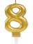 8 Rakam Mum Gold Renk 1