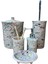 Dara Collection 5 Parça Banyo Seti Terrazzo Desenli 2