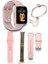 G9 Mini Rose Gold 41MM Kadın Akıllı Saat 3 Kordon ve Bileklik Hediyeli Akıllı Saat 1