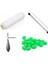 Balık avı ıçin 4 lü set boncuk 40 gr kurşun şiş yem ıpi 1