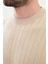 Desenli Slim Fit Bisiklet Yaka Erkek Triko T-Shirt 3