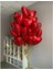 Kırmızı Kalpli Folyo Uçan Balon 5 Adet Evlenme Teklifi - Sevgililer Günü 2