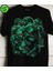 Erkek Siyah Kurukafa Baskılı T-Shirt 1
