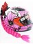 Kask Süsü 5 Kalın Örgü Saç Pembe 1