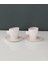 Round Pembe Porselen 2 Li Fincan Seti 90 ml 1