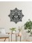 Mandala Figürlü Lotus (Nilüfer) Çiçeği Metal Duvar Tablosu 2
