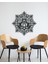 Mandala Figürlü Lotus (Nilüfer) Çiçeği Metal Duvar Tablosu 3