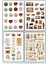 10'lu Vintage Sticker Planner Ajanda Bullet Journal Için Uygun Set 5