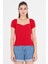 Geniş Yaka Kısa Kol Triko 4