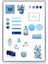 Blue Temalı 2'li Sticker Planner Ajanda Bullet Journal Için Uygun Set 3