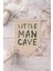 Çocuk Odası Dekor, Duvar Süsü, Ahşap Bebek Odası Dekor, Canvas Flama, Little Man Cave - Açık Yeşil 3