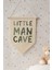 Çocuk Odası Dekor, Duvar Süsü, Ahşap Bebek Odası Dekor, Canvas Flama, Little Man Cave - Açık Yeşil 4