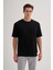 Bisiklet Yaka Siyah Erkek T-Shirt 4263 1