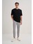 Bisiklet Yaka Siyah Erkek T-Shirt 4263 4