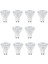 GU10 Duylu 6,9 W LED Ampul 3000 Kelvin Sarı Işık 10 Adet 1
