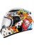Sw 815K Monster White Yellow Orange Full Face Çocuk Kaskı - L 1