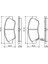 Honda Civic Ön Balata 1996-2002 45022-SR3-G00 3