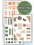 3'lü Vintage Sticker Planner Ajanda Bullet Journal Için Uygun Set 1