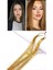 Gold Renk Simli Saç Aksesuarı/ Saç Işıltısı Yan Postiş 50 cm Simli Saç Ipi Gümüş Renk Tinsel Saç 4