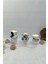 3lü Tealight Mumluk Seti - Dekoratif Beton Mumluk - Mumlar Dahildir 1