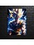 Anime Metal Poster Parlak Göz Alıcı Renkler - Goku'nun Elektriklenmiş Gücü 3
