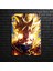 Anime Metal Poster Parlak Göz Alıcı Renkler - Goku'nun Cehennem Ateşi 3