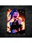 Anime Metal Poster Parlak Göz Alıcı Renkler - Jinx Çılgın Ateşin Içindeki Kahkaha 2