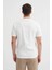 Bisiklet Yaka Ekru Erkek T-Shirt 4152 3