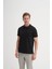 Polo Yaka Siyah Erkek T-Shirt 4153 3
