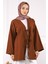 Kahverengi Ön Bağlamalı Kimono 1