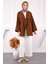 Kahverengi Ön Bağlamalı Kimono 2